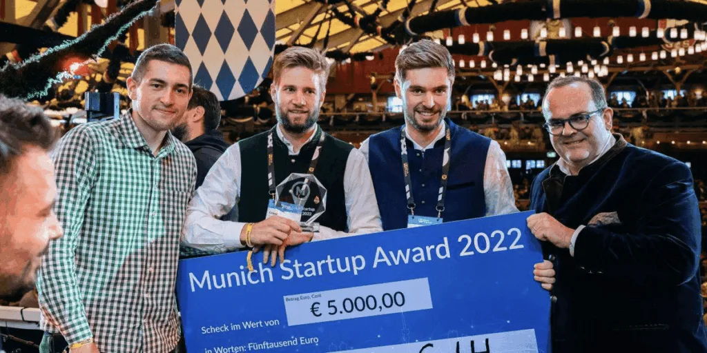 Verleihung des Munich Startup Award 2022 im Festzelt