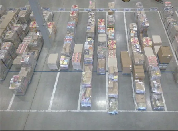 Camera view of the goods issue in the Pixel Robotics digital twin